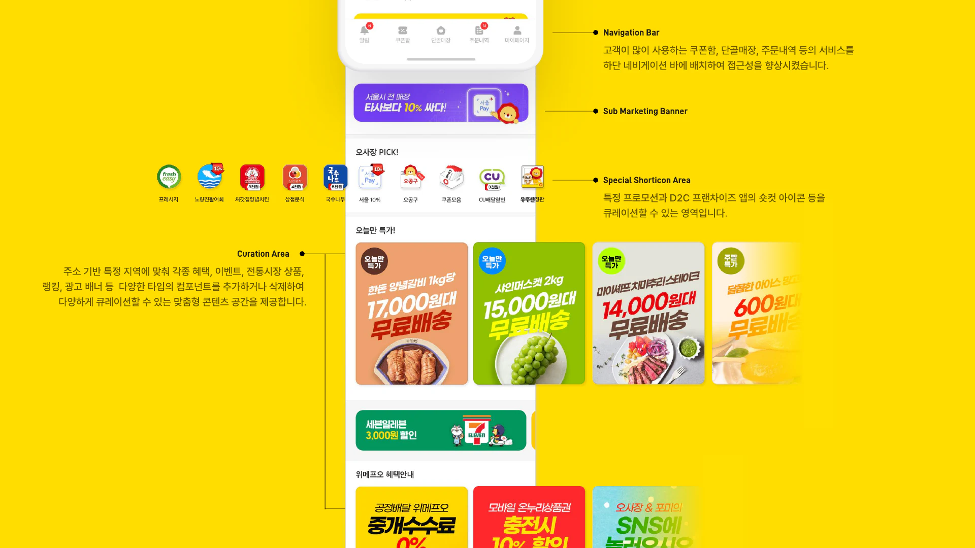 위메프오 홈 화면 개선
